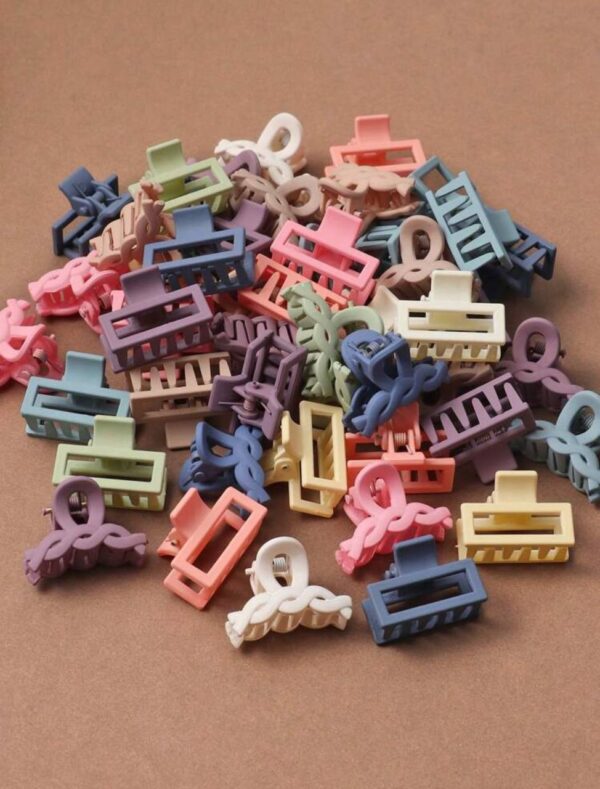 Міні-краб для воллосся мікс кольорів 2,5 см 1 шт