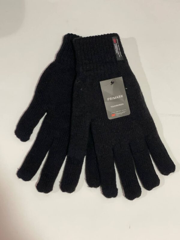 Рукавиці чоловічі Primark чорні