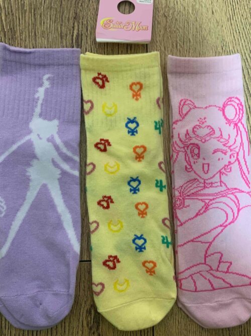50834de6-4a1b-434c-bc1c-db14fa53169c.jpg Шкарпетки жіночі короткі "Sailor Moon/Аніме" Primark р. 37-40