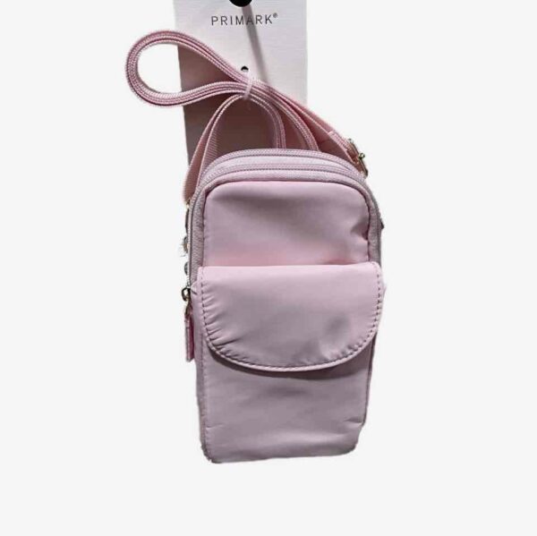 Сумочка для телефону/гаманець Primark нейлонова з кишенею рожева