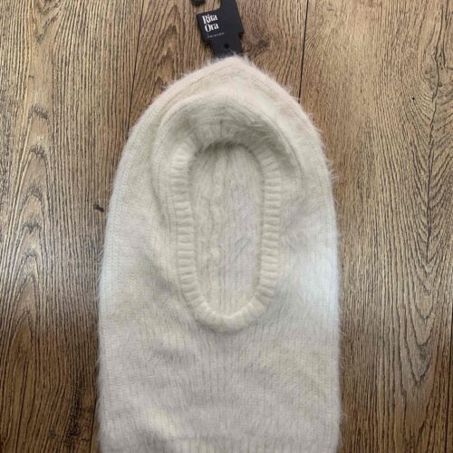 Шапка-балаклава жіноча Primark Rita Ora ворсиста біла