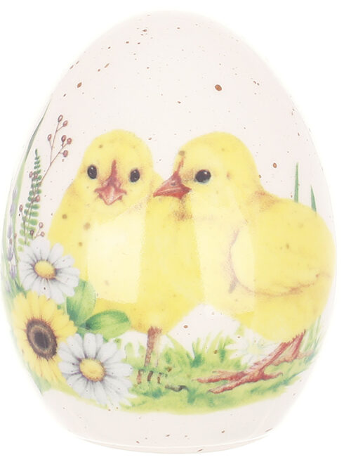 Декор керамічний "Яйце- Happy Easter" 7,5*7,5*9,6 см