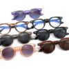 Окуляри унісекс сонцезахисні круглі в пластиковій оправі (10124)