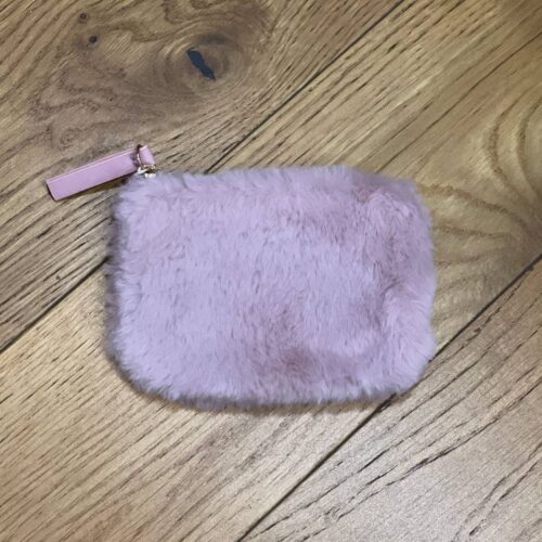 Гаманець компактний Primark лаконічний плюшевий рожевий