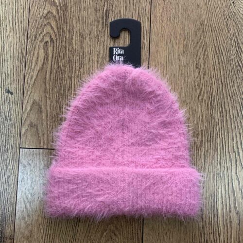 Шапка-Біні жіноча Primark Rita Ora ворсиста рожева