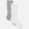 Шкарпетки-підколінки "Knee High" Primark (1 пара) білі/сірі