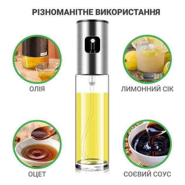 Розпилювач скляний для оліі/оцту/соусу