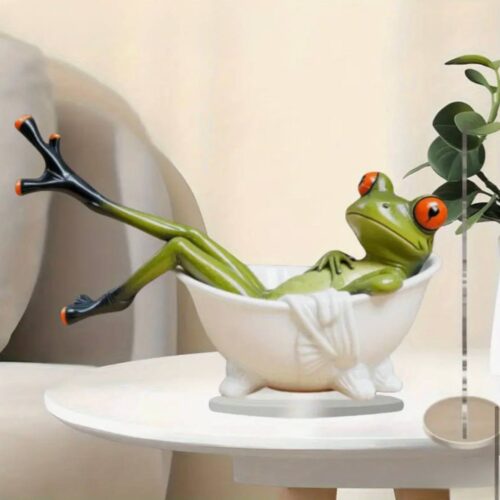 Статуетка 3D "Жабка у ванні" 20*15 см