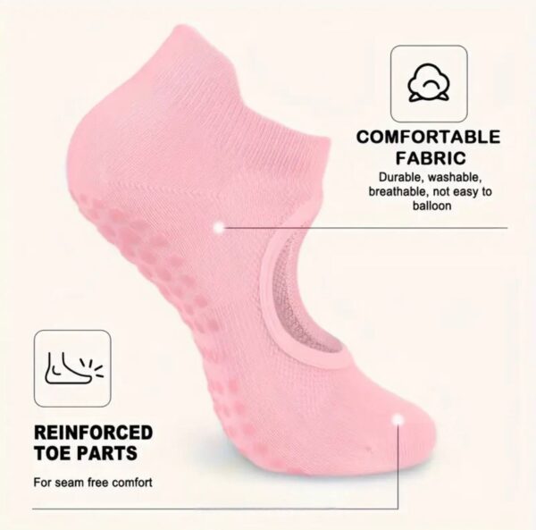 Шкарпетки жіночі для йоги мікс кольорів