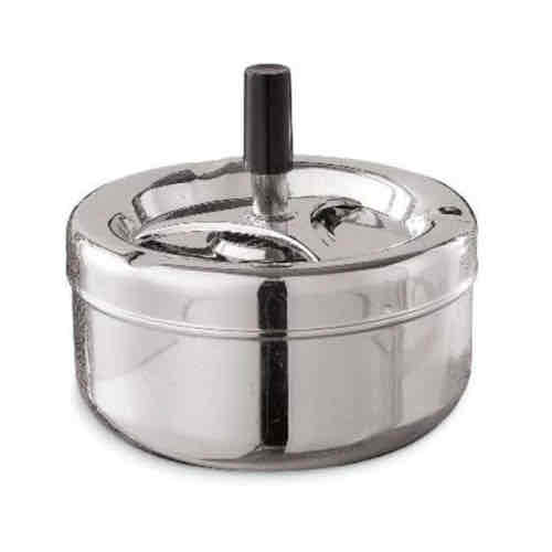 Попільничка-дзига срібна (без диму, запаху)