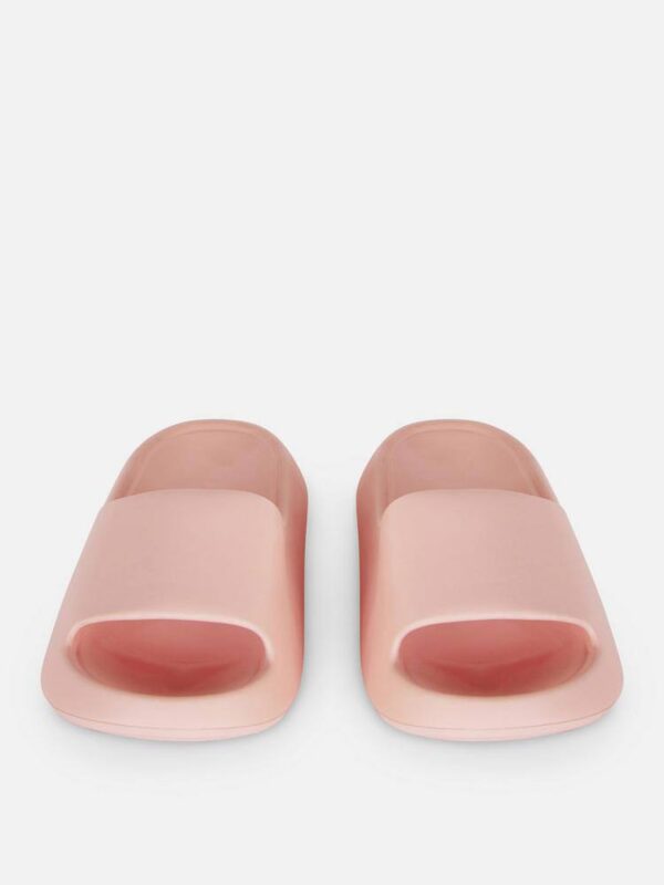 Шльопанці жіночі резинові Primark товста підошва рожеві