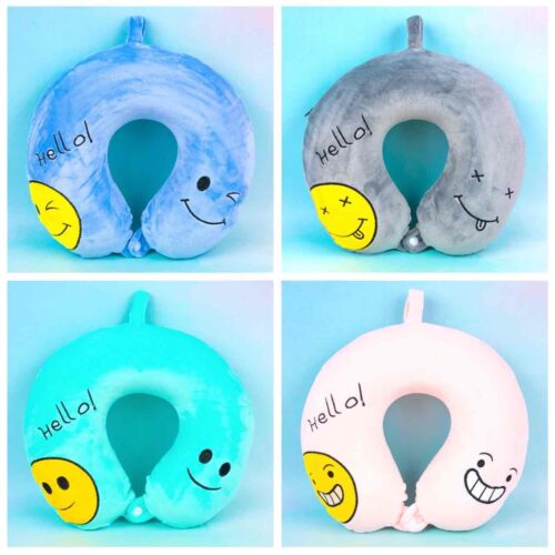 Подушка дорожня U-подібна "Емодзі/ Смайл" піна меморі