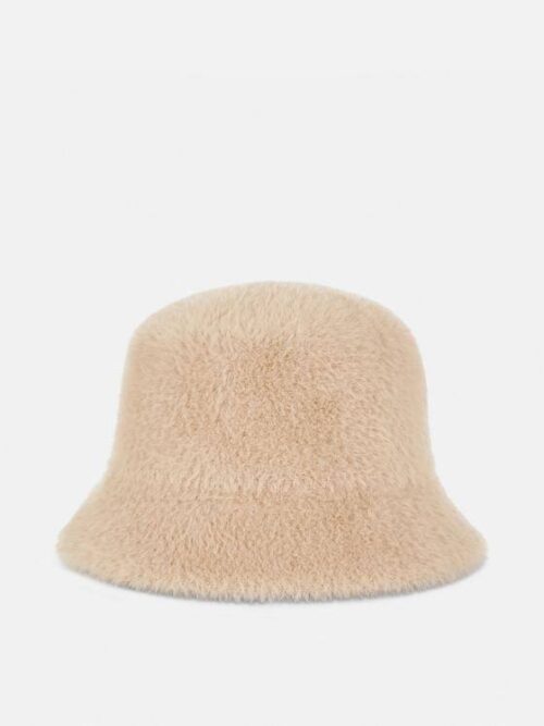 Панама Primark осінь/зима пухнаста беж