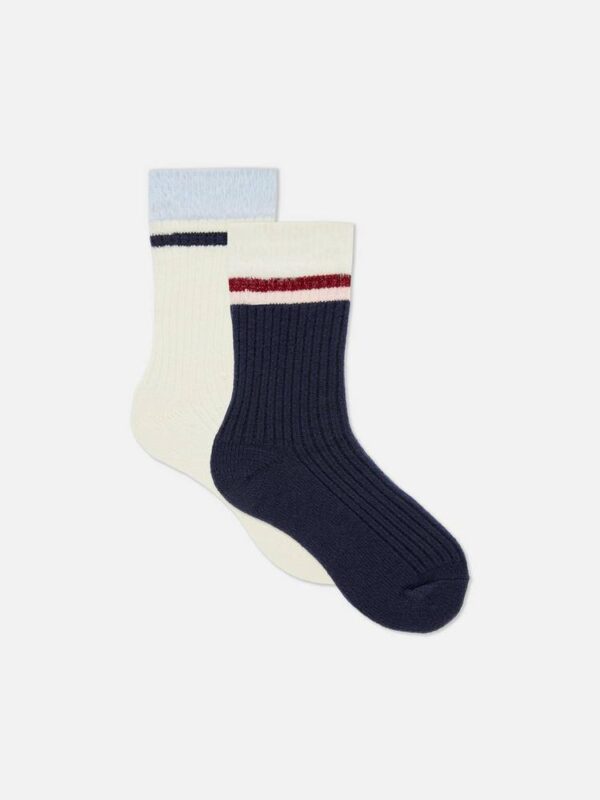 Шкарпетки домашні м'які Cosy Primark високі полоски (1 пара)