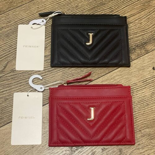 Гаманець/Картхолдер Primark "Буква" стьобаний мікс кольорів