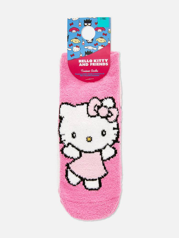 Шкарпетки домашні жіночі м'які короткі "Hello Kitty & friends" Primark