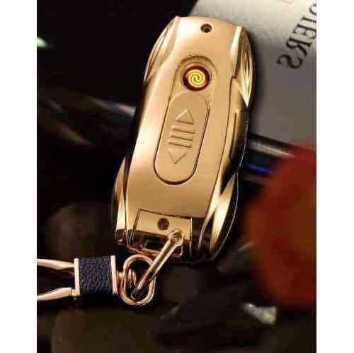 Запальничка USB-брелок "Авто" з підсвічуванням RGB