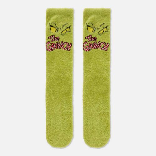 Шкарпетки домашні м'які "Greench/ Грінч" Primark зелені р. 37-42 (1 пара)