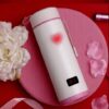 Термочашка/ Термос "Heart Sensing Cup LED" з датчиком температури сталевий 360 мл