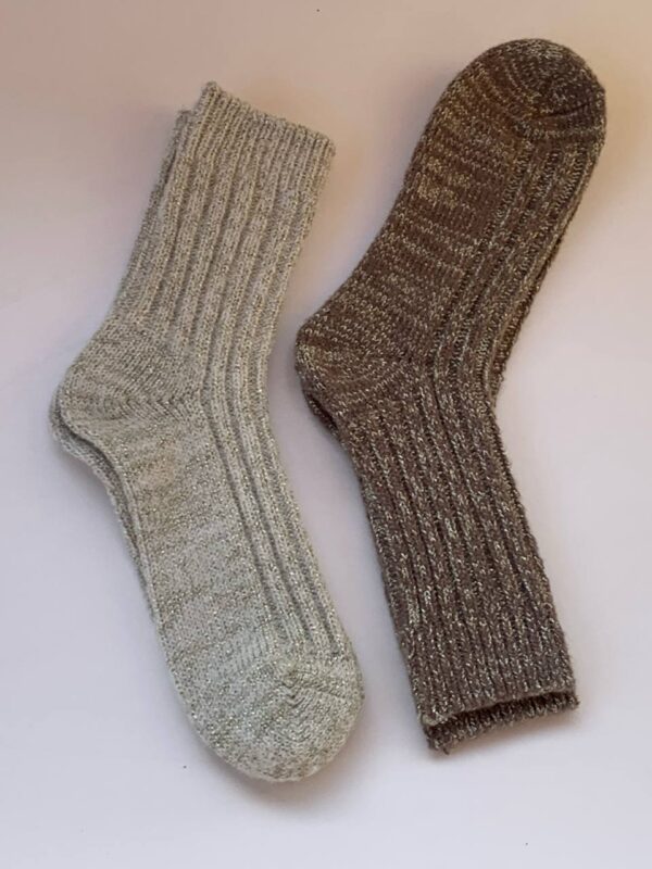Шкарпетки жіночі в рубчик Primark "Люрекс" теплі середньої довжини