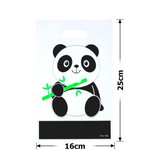 Пакет подарунковий ПВХ (16*25) 10 шт "Панда"