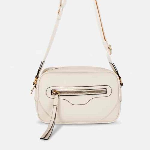 8762eee8-f5a8-4867-9db4-9b21c3b8e506.jpg Сумочка Primark з кишенею на замку молочна