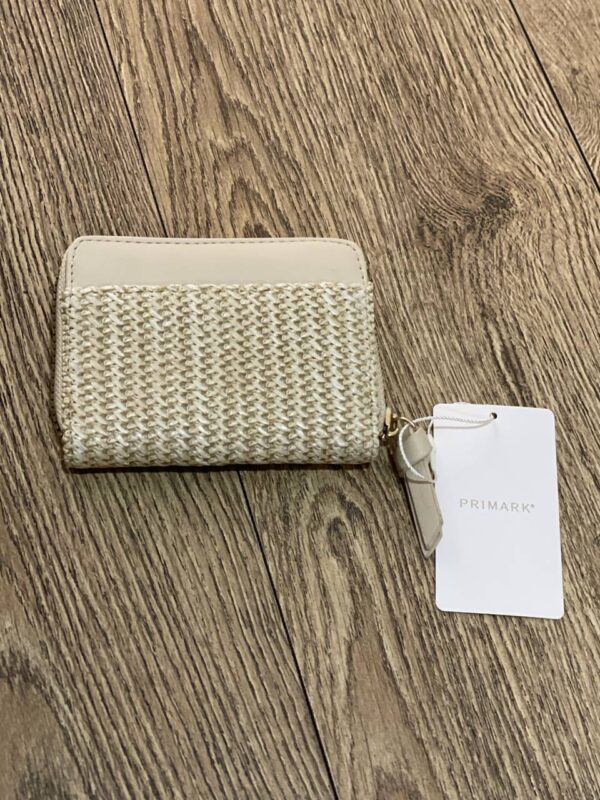 Гаманець Primark компактний плетений беж