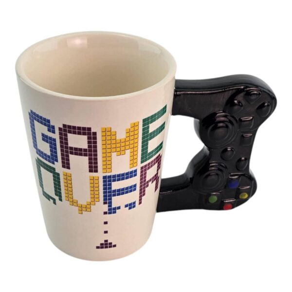 Чашка керамічна «GAME OVER» фігурна 380 мл