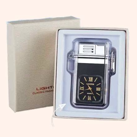 Запальничка з годинником Jiebao в подарунковій упаковці