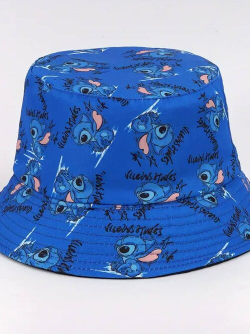 Панама бавовняна "Stitch/Стітч" синя