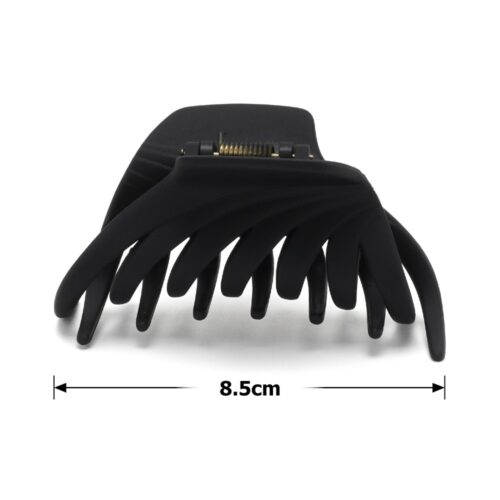 Заколка/краб для волосся пластик 8,5 см чорний
