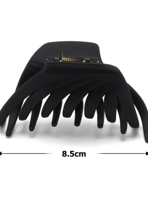 Заколка/краб для волосся пластик 8,5 см чорний