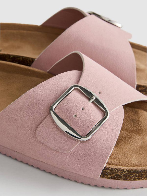 Шльопанці-Сандалі жіночі Primark з пряжкою рожеві