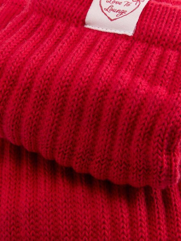 Шкарпетки жіночі Slouch Cosy "Luxury" (махрова стопа) червоні