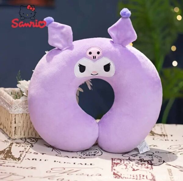 Подушка дорожня U-подібна «Hello Kitty & friends/ Куромі» мікс