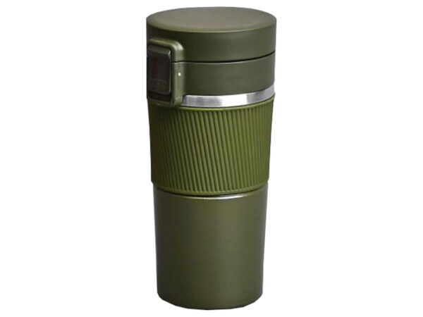 Термочашка "Фропе" 380 мл нерж. сталь з силіконовою вставкою мікс кольорів