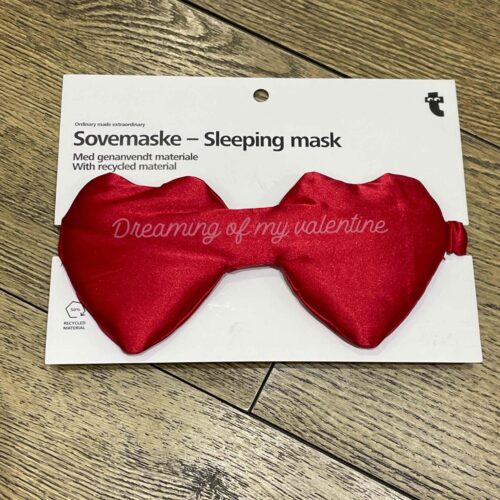 Маска для сну 3D "Dreaming of my Valentine" червона Tiger