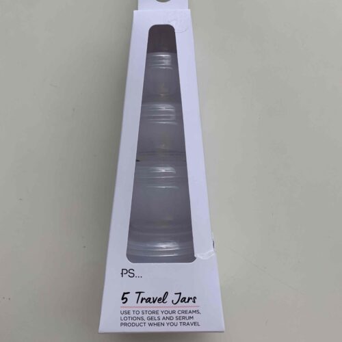 Набір дорожній в картоні Primark (5 баночок для кремів різного розміру)
