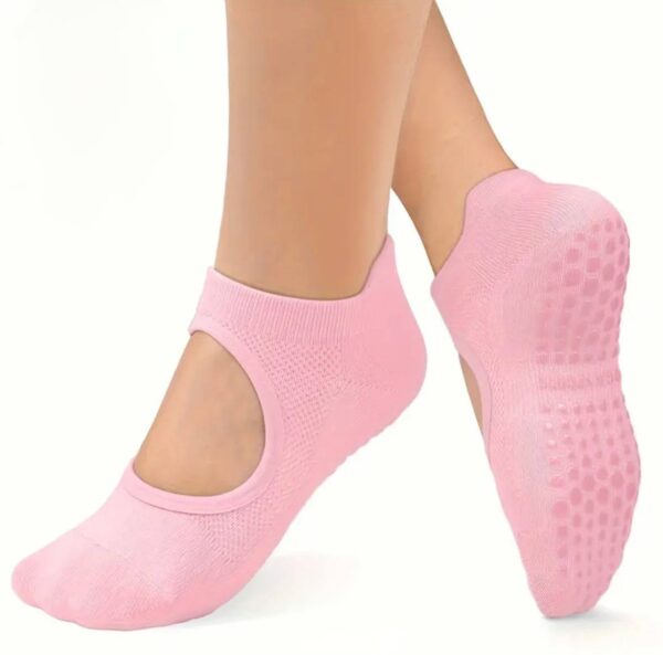 Шкарпетки жіночі для йоги мікс кольорів