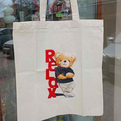 Екоторба/ шоппер (37*41) з творчим логотипом ;) льон