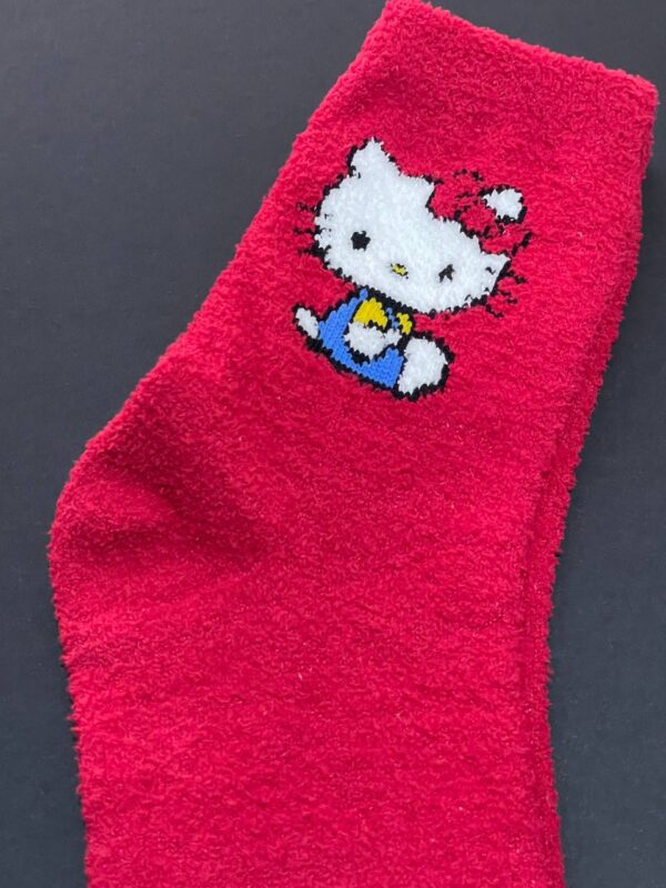 Шкарпетки домашні середні Cosy "Hello Kitty" Primark м'які червоні
