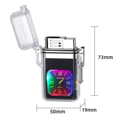 Запальничка з годинником Jiebao в подарунковій упаковці