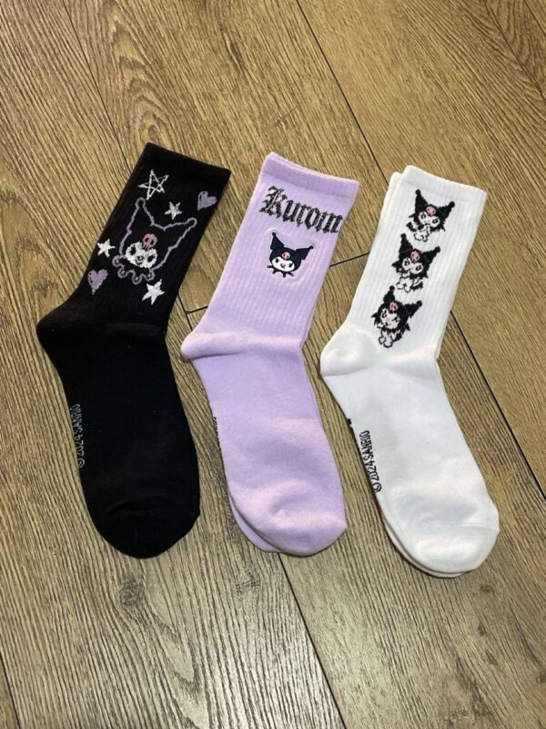 Шкарпетки жіночі Primark "Kuromi" високі