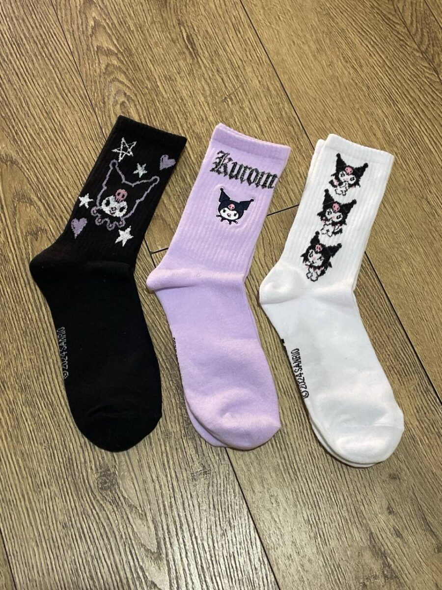 Шкарпетки жіночі Primark "Kuromi" високі