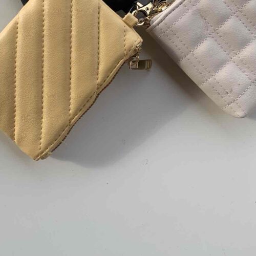 Гаманець Primark компактний квадратний стьобаний молочний 1 шт