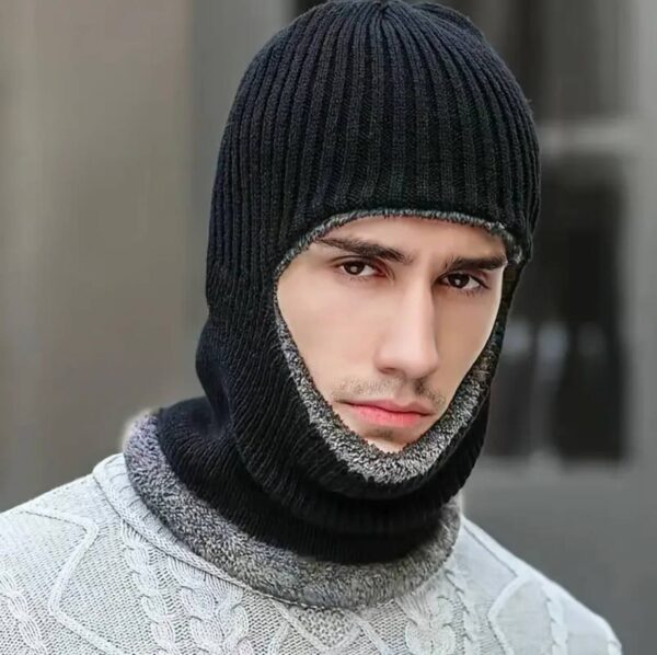 Шапка-балаклава чоловіча чорна