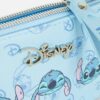 Гаманець компактний Primark "Stitch" лаконічний блакитний