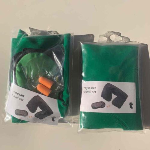 Набір для подорожей 3 в 1 Подушка надувна/Маска для сну/ Беруші в чохлі Tiger