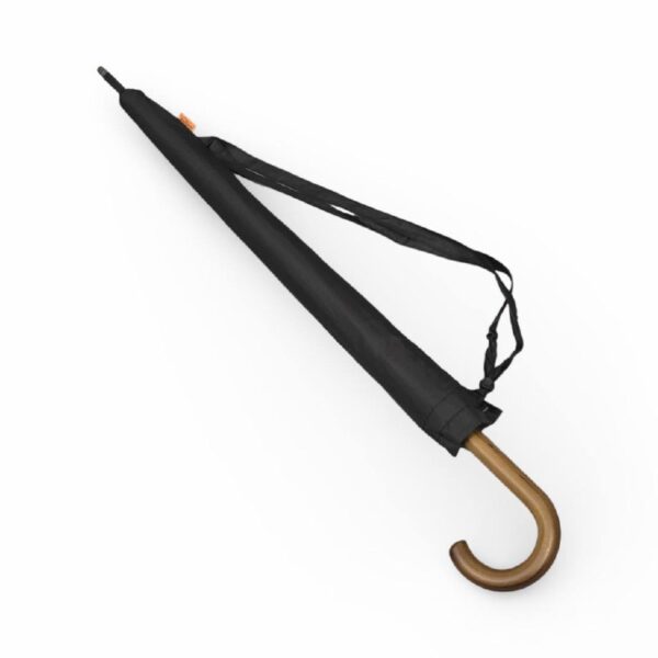Парасоля-трость чоловіча півавтомат Frei Regen 24 спиці/ 110 см/ антивітер + чохол-пістолет