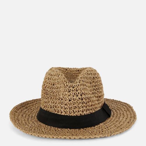 aafef2d4-48a2-4a11-b128-c50b1392ab2a.jpg Капелюх Primark солом'яний гачкований зі стрічкою мокко